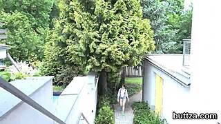 Slim Teen 18+ Spreads Pussy for Anal Poke