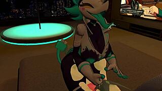 Slutty Tasque Manager Banged Hard in Bed by Horny Pokemon VRChat