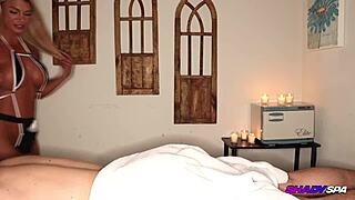 shady spa got me all wrong... muscle milf givin’ handjob like crazy, man i’m shook!!