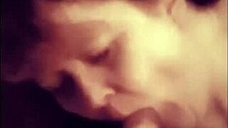 Woman worships and sucks big cock