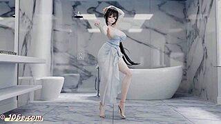 Hey, Zhenhai, dance naked for me in 3D anime style?
