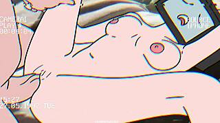 Intense TV Woman Blows Cameraman in Wild Sex Animation Scene