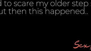 step-sister catches me hiding in the closet