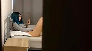 step-sister catches me hiding in the closet