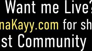 Nina Kayy and Cristi Ann explore their juicy pussies in the bathroom