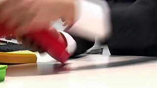 Blonde babe in latex lingerie explores unique fetish experiences.