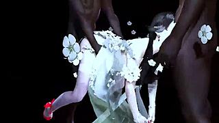 two bbc dominate bigboobs chick in intense 3d animation