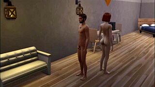 spying on a cheating wife in blue velvet getting double action 😳