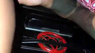 hey, wanna see this milf sucking dick outside in broad daylight?