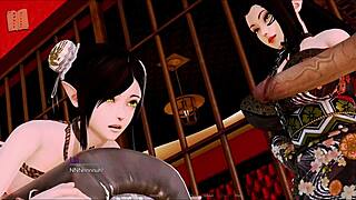 in harem hotel 137, you manage the hotel and explore.