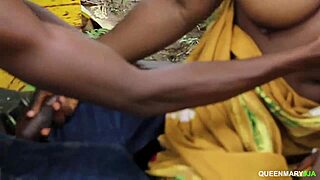 Big Black African Gift Loves Fucking Outdoors with Her Fat Ass and Pussy!