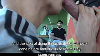 latinleche - tattooed stud banging sexy latino boy outdoors, man i’m lovin this vibe