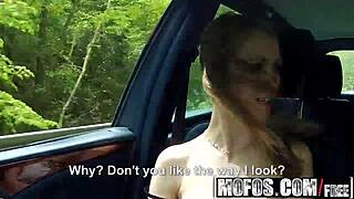 Stranded Teen 18+ Beatrix Glower Gets Pounded In Car - Mofos