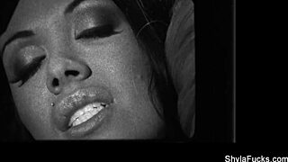 Shyla Stylez, Sophie Dee, and Sienna West in a steamy threesome setup.