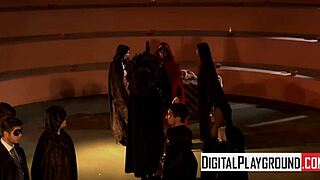 pussy wide open for femdom strapon and handjob fun