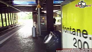 German Teen 18+ Picked Up for Outdoor POV Sex on Street