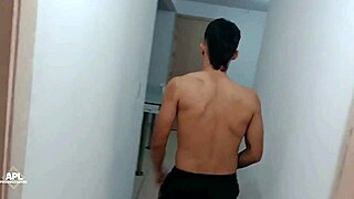 rica mamada en la cocina de sexy latina jovencita de buen culo parte 1 with doggystyle and cum