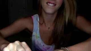 Blonde Amateur Sucks Cute Cock