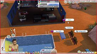 el sim hetero finally gives in to temptation