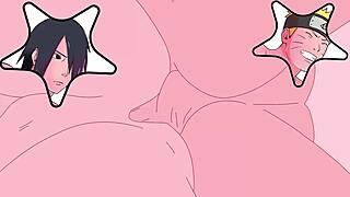 naruto and sasuke share intimate anime moment