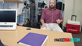 Muscled White Bear Gets Pounded Hard by Huge Black Shaft