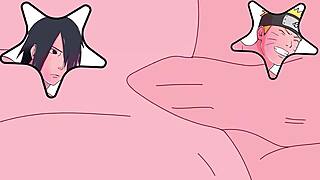 naruto and sasuke share intimate anime moment