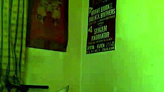 Hidden cam catches intense jerk off session.