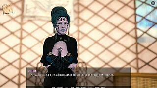 3D animated boobs and tits in a commented porn video