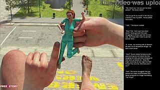 Big Apple episode 19 showcases small 18+ gestures in 3D cartoon sex comics.