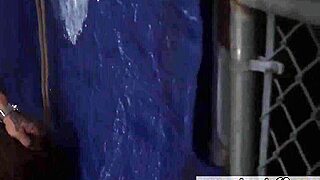 is this euro amateur ready for rough anal bondage outdoors for the first time?