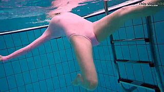 Liza Bubarek looks stunning as an underwater mermaid