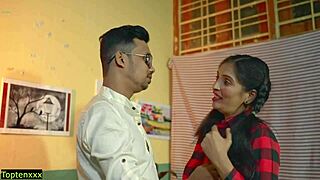 Indian teacher seduces skinny student for untold anal sex story. Hardcore assfucking and pussy action lead to cumshot orgasm.