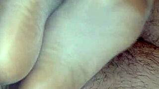 Homemade footjob using various sexy nylon styles