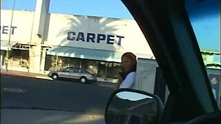 bus stop slut gets shaved pussy drilled with cock in hotel room after ride