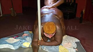 Sexy ebony SSBBW worships DJakes’ cock, sucking and getting cum all over in a wild bent-over session