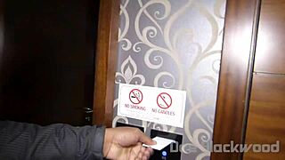 ashley rider's wild hotel room mix up with riding and blowjob!