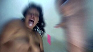 Lizeth Gags On Cum In Quickie Fuck!