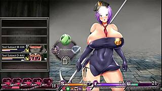 Karryns grova threesome med slime monster och thug i fängelse