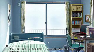 Group threesome with blowjob and creampie in anime style