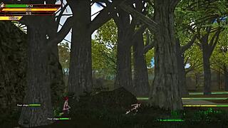 In journey to the west, wukong's lewd prelude: side scroller hentai game ep 2, the bandit king has an exhibitionist kink