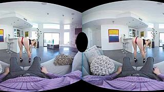 blonde harlot arya fae takes valentine anal in vr reality