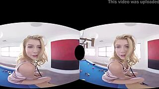 blonde harlot arya fae takes valentine anal in vr reality