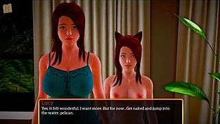 Redhead With Small Tits Bent Over for Monster Cock Doggystyle Fucking