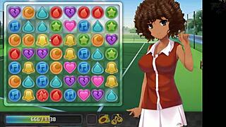 yo, playing huniepop uncensored part 5 with hot milf babes