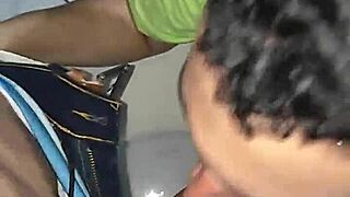 Greedy blowjob from bodybuilder