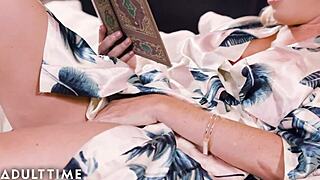 Dana Dearmond Gets Caught Fingering Her Clit in Front of Contractor