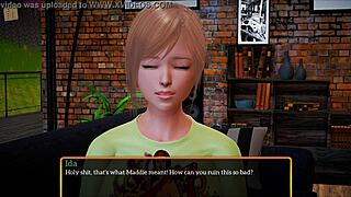 Family Game With Teen And Milf In Homemade Scene