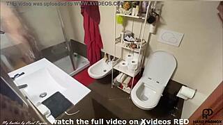 Spying on guy in the shower