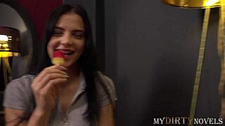 brunette lured into intense anal sex