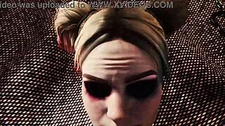 The Rise of a Villain: Harley Quinn’s Wild Creampie in 3D Cartoon